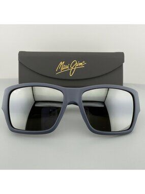 Maui Jim Ka'olu MJ0641S-003 Sunglasses Blue Wrap Polarized 57 16 130